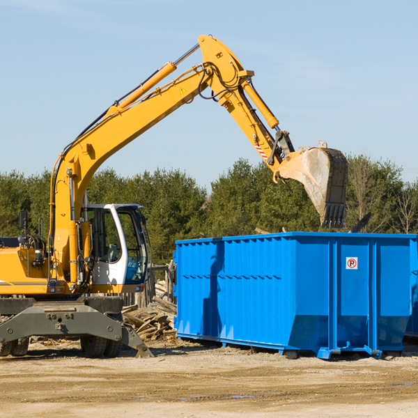 what size residential dumpster rentals are available in Johnson City New York